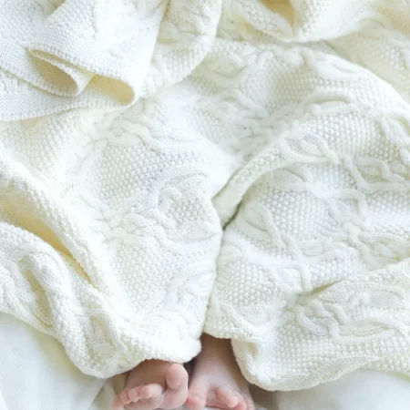 Organic Blanket Bowie Cream1